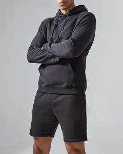 Ensemble de jogging tendance 2 pièces pour homme, t-shirt court, logo imprimé en sérigraphie personnalisé, taille plus, streetwear, hip hop, survêtement - Product Image 6