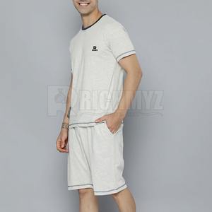 Conjunto de Camiseta y Pantalones Cortos Casuales para Hombre, Venta al Por Mayor, Logotipo Personalizado, Conjunto de Dos Piezas, Conjunto de Camiseta y Pantalones Cortos de Verano para Hombre - Product Image 2