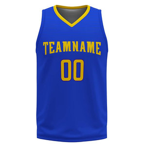 ออกแบบโลโก้ทีมตามสั่ง เสื้อบาสเก็ตบอลปักลาย โพลีเอสเตอร์ 100% แห้งเร็ว คุณภาพสูง ชุดบาสเก็ตบอลสำหรับการแข่งขัน - Product Image 3
