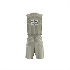 Uniforme de Baloncesto para Hombre de Alto Rendimiento, 100% Poliéster, Talla Grande, Jersey y Pantalones Cortos Sublimados Personalizados, Conjunto Deportivo Transpirable - Product Image 3