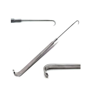 ชุดตะขอขยายหลอดลมสแตนเลส METAL MED CORPORATION MM-0826-58 ใช้ซ้ำได้ ฆ่าเชื้อได้ด้วยหม้อนึ่งความดันไอน้ำ สำหรับหู คอ จมูก และศัลยกรรมทั่วไป - Product Image 2