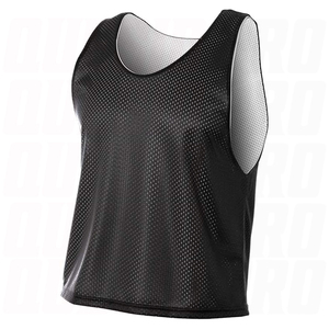 Breathable Lightweight Men's Lacrosse Reversible Practice Jersey <b>Athletic</b> Training Pinnies Double Sided Mesh Sports Uniform - Product Image 2