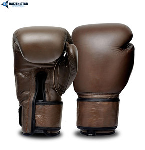 ถุงมือชกมวยหนัง PU ทนทาน สำหรับฝึกซ้อม MMA มวยไทย รับทำโลโก้ตามสั่ง - Product Image 4