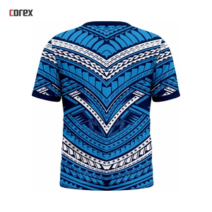เสื้อคอกลมลายชนเผ่าโพลินีเซียนสำหรับทีมกีฬา - Product Image 5
