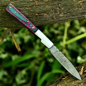 มีดพับคลาสสิก ด้ามไม้ พร้อมใบมีดเหล็กขัดเงา สำหรับใช้งานตัดในชีวิตประจำวัน - Product Image 3