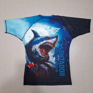 Rashguard personnalisé sublimé pour MMA, BJJ, No-Gi, Grappling, compression, impression intégrale, respirant, séchage rapide - Product Image 5
