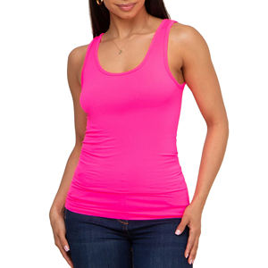 Débardeur Sportif Respirant en Spandex Tricoté pour Femme avec Motif Tie-Dye et Impression par Décoloration – Service OEM - Product Image 4