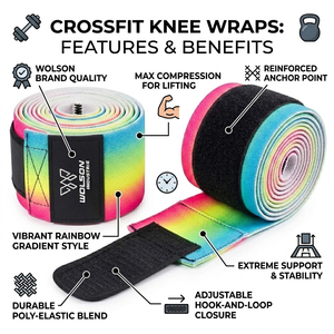 Soporte de Muñeca Ajustable de Neopreno con Cierre de Hebilla para Levantamiento de Pesas en el Gimnasio, Protección Profesional para Deportes - Product Image 4
