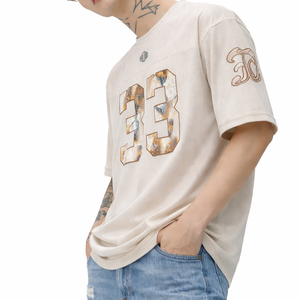 Jersey de Fútbol Americano de Malla Oversize para Hombre de Calidad Premium, con Estampado de Número Personalizado, Transpirable, de Poliéster, Proveedor OEM al por Mayor - Product Image 4