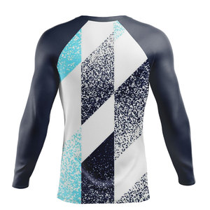 Men <b>Compression</b> <b>Shirt</b> Long Sleeve Swim <b>Shirt</b> Sublimation Printed Rash Quick Dry Rash Guard Low Price Custom Rashguard - Product Image 2
