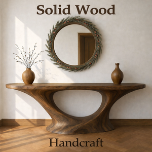Modern Handmade Solid Wood Living Room <b>Console</b> <b>Table</b> for Apartment Hotel School Use Unique Home Decor Furniture - Product Image 4