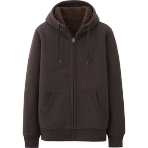 Unisex Hooded Zip-Up Sweatshirt Solid Color French Terry Leather Casual Winter Regular Fit Pocket Design Breathable Eco-Friendly - Product Image 5