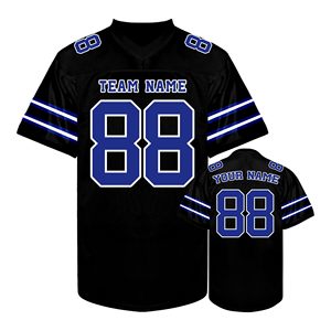 Fabricante Profesional de Camisetas de Fútbol Americano, Malla de Poliéster, Logotipo Personalizado Bordado, Transpirable, Calidad Premium, Venta al Por Mayor - Product Image 1
