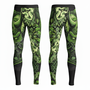 Latest Design Breathable Quick Dry Compression Leggings Custom Printed Breathable Workout Running Fitness Apparel Polyester <b>Pant</b> - Product Image 4