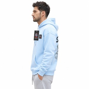 Men's Premium Silkscreen Print Hoodie Casual Pullover Sweatshirt Soft <b>Fleece</b> <b>Lined</b> Long Sleeve Streetwear Hooded <b>Jacket</b> - Product Image 5