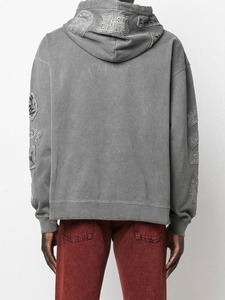 เสื้อฮู้ดดี้ผู้ชายไซส์ใหญ่ แบบซิป แต่งแพทช์ปักลาย สไตล์สตรีทแวร์ ทรงปกติ ผ้าฝ้ายเฟรนช์เทอร์รี่ สไตล์ฤดูใบไม้ร่วง - Product Image 2