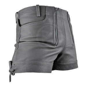 Best Selling High Quality <b>Leather</b> <b>Shorts</b> For Sale Custom Made Casual Wear Men <b>Leather</b> <b>Shorts</b> For Adult Use - Product Image 5