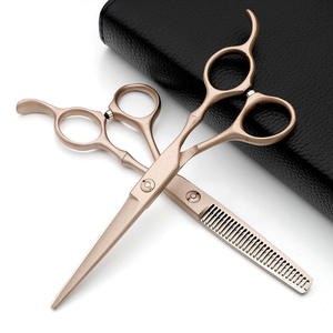 Ciseaux professionnels japonais 440C pour coiffure, ciseaux de barbier, ciseaux à effiler les cheveux - Product Image 5