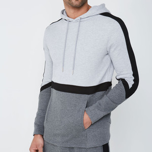 Sudadera con Capucha Oversize Gris para Hombre, Tejido French Terry, Estilo Urbano, para Otoño, con Bolsillos, 100% Algodón Ecológico - Product Image 5