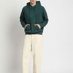 Sweat à capuche zippé oversize pour homme en molleton de coton, avec logo numérique personnalisé, cordon de serrage, écologique, respirant, idéal pour l'hiver – Nouvelle collection tendance - Product Image 4