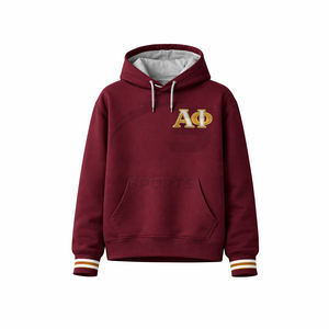 เสื้อฮู้ดดี้พี่น้องสมาคมกรีกแบบกำหนดเอง เสื้อสเวตเชิ้ตปักลายสมาคมและพี่น้องระดับพรีเมียม เสื้อฮู้ดดี้ตัวอักษรกรีกขายส่งแบบกำหนดเองสำหรับพี่น้องสมาคม - Product Image 1