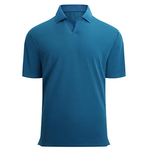 Hot Sales Custom Logo Casual Style Outdoor Golf Short Sleeve Polo Shirts Silk Screen Print Regular Fit Men's Polo Shirts - Product Image 4