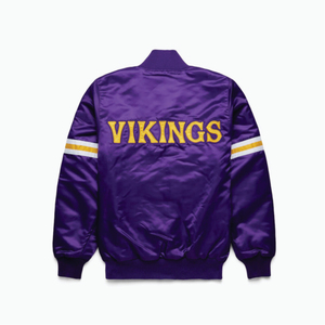 Chaqueta Varsity Naranja Personalizada de los Denver Broncos para Hombre, Informal, con Logotipo Bordado en la Parte Delantera, Cuello Camisero, Forro de Satén de Poliéster - Product Image 4