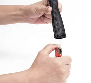 Sunbow EBS-004 PET Braided Sleeve Self-Rolling Insulation Protection <b>Heat</b> Shrinkable <b>Cable</b> Wrap 600V Rated Voltage -40-+150C - Product Image 1