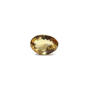 Handcrafted 5.1 Carat Citrine Loose Gemstone Heart Shape Flat Back for Fine Jewelry - Product Image 1