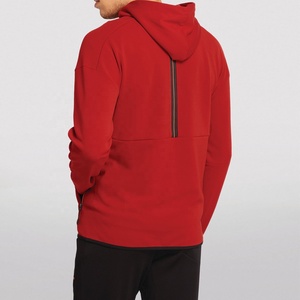 Sudadera con Capucha para Hombre, Manga Larga, Cierre de Cremallera, Diseño Personalizado, Forro Polar Sólido, Resistente al Viento, Ecológica, Corte Regular - Product Image 4
