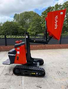 Envío Gratis, Mini Dumper de Orugas Kubota KC7OVHD-4 con Certificación CE EPA, Mini Transportador de Orugas, Mini Dumper Hidráulico con Volteo - Product Image 2