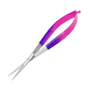 Tijeras de Acero Inoxidable Curvas y Afiladas con Mango Ergonómico de Acero de Precisión, Cortaúñas y Recortador de Cutículas para Manicura, Precio de Fábrica - Product Image 1