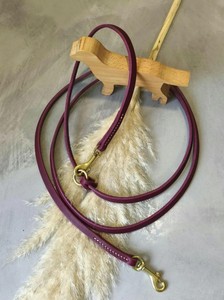 สายจูงสำหรับลูกสุนัขและสุนัขตัวเล็ก, สายจูงหนัง, สายจูงแบบมีห่วงจับ, สายจูงปรับระดับได้, สายจูงสุนัข - Product Image 3