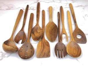 Cuillères en bois de bambou massif personnalisées pour café, miel, crème glacée, mini-cuillères de cuisine modernes, cuillères à mélanger en bois avec logo – Vente en gros - Product Image 2