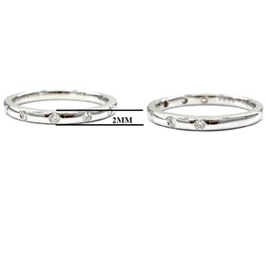 Bague de fiançailles en or blanc 18 carats pour femme, bague de mariage classique avec logo personnalisé, diamant éternel, fabrication directe d'usine - Product Image 2