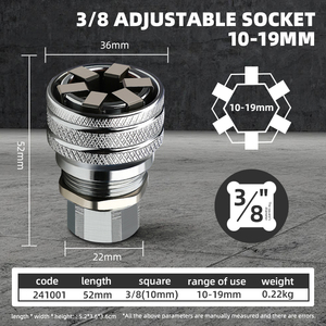 Chiave Universale Magica Multifunzionale Regolabile Vendita Diretta dalla Fabbrica Chiave a Bussola Universale 10mm-19mm - Product Image 4
