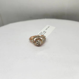 Bague élégante en diamant naturel 14K pour femme, 0,95 ct, couleur H, SI, plaqué rhodium, luxe, 4,2 g en brut, 4,01 g en net, certifiée IGI, bijoux - Product Image 1