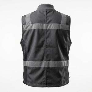 Night Running Reflective Work Safety Vest Reflective High Visibility Reflective Vest With Pockets - Product Image 6