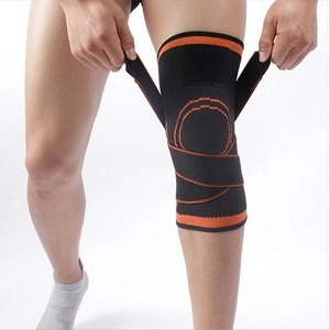 Rodillera de compresión elástica transpirable con soporte para gimnasio, entrenamiento, correr, levantamiento de pesas, baloncesto, protector de articulaciones - Product Image 2