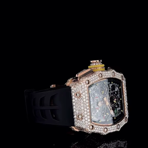 Classic Fashion Antique Moissanite Quartz Stainless Steel <b>Watch</b> Glass Crystal Bright Gem Dial Comfortable Band for Unisex Office - Product Image 2