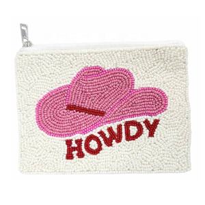 Porte-monnaie en tissu de coton perlé fait main, écologique, durable, motifs colorés, mini pochette à fermeture éclair pour espèces, cartes et maquillage - Product Image 3