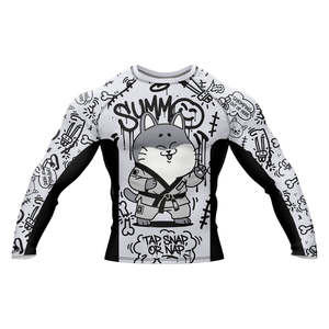 Real Strong Men BJJ Rush Guard Rashguard-High Quality Nylon/Cotton Sportswear with Customizable Options - Product Image 1