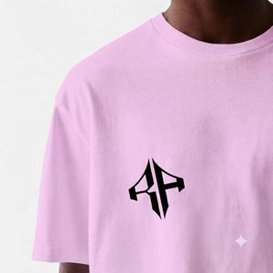 Camiseta Casual de Algodón 100% para Hombre, de Primera Calidad, Corte Holgado, con Logotipo Personalizado Serigrafiado, Color Azul Marino, de Secado Rápido, Cuello Redondo - Product Image 5