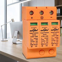Parasurtenseur industriel CYDUN PV 600V 800V 1000V T2 3P pour systèmes solaires, dispositif de protection 40KA contre les surtensions d'éclairs, SPD CC
