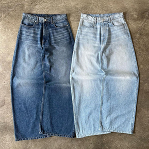 Jeans de mezclilla holgados de cintura alta para mujer, producto de moda, jeans holgados para mujer a precio de mayoreo - Product Image 1