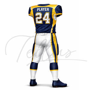 Fabricante OEM de alta calidad de uniformes de fútbol americano de diseño personalizado, uniformes deportivos de fútbol americano de 16 paneles para equipos. - Product Image 4