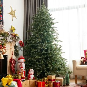 Albero di Natale Artificiale 2,13 m con 1260 Punte Miste in PE/PVC per Decorazioni Natalizie da Interno - Product Image 3