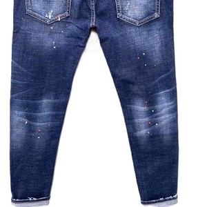 Pantalon Baggy Homme de Qualité Supérieure Entièrement Personnalisable Vente en Gros OEM Tendance Dernier Cri 100% Coton Jean Décontracté - Product Image 4