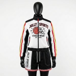 Conjunto Deportivo Corto de Poliéster de Alta Calidad para Mujer, Transpirable, con Logotipo Sublimado - Product Image 4