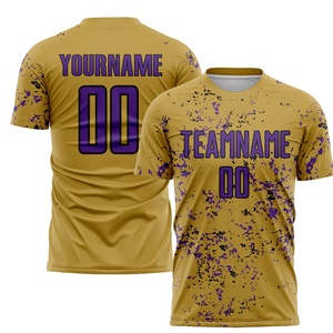 Camisetas de Fútbol al Mejor Precio para Equipos y Jugadores, Ropa Deportiva Masculina, Uniforme de Fútbol para Adultos, Conjunto Cómodo y Transpirable con Cuello Redondo - Product Image 3